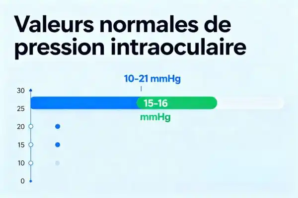 inforgarphie sur les valeurs normales de pression introculaire