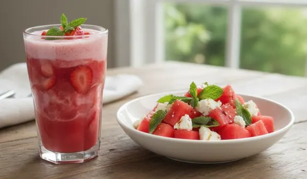 Smoothie et salade à la pastèque : idées simples pour la routine alimentaire