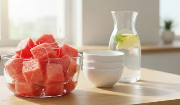 Pastèque, eau et repères bien-être : soutien doux pour le confort digestif