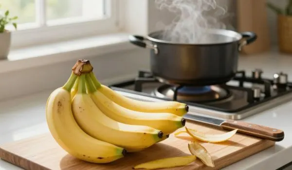 Banane plantain en portions trop grandes, rappel de surveiller la quantité et d'éviter la friture