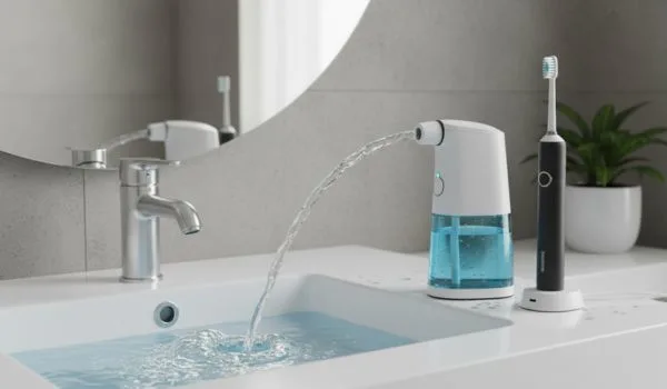 Jet dentaire hydropulseur et brosse électrique, le duo d'hygiène indispensable pour protéger les gencives sous appareil.