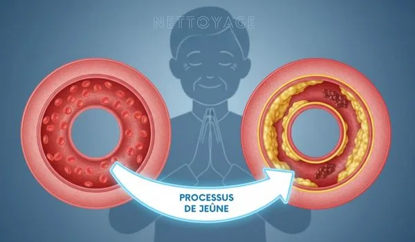 Artères nettoyées par le jeûne intermittent pour protéger le cœur senior