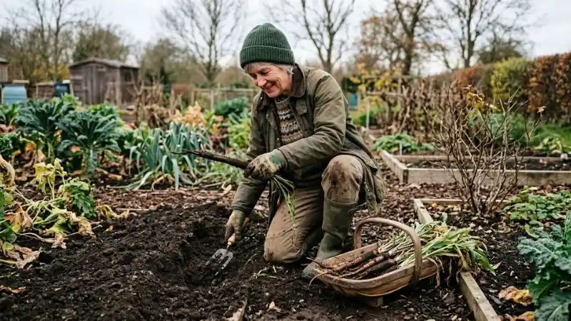 culture du salsifis au potager : semis d'avril à mai, récolte d'octobre à mars
