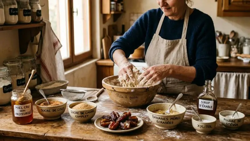 pâtisserie sans sucre raffiné recette saine alternatives naturelles