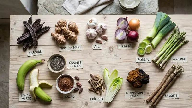 top 12 aliments prébiotiques naturels à intégrer dans son alimentation après 50 ans